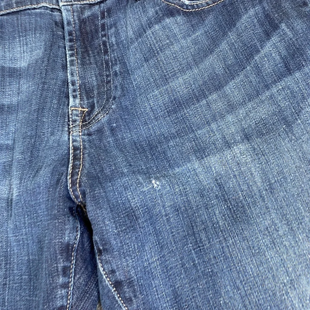 7 For All Mankind Austyn Relaxed Straight Leg Jeans Mens Blue Denim Dark Wash